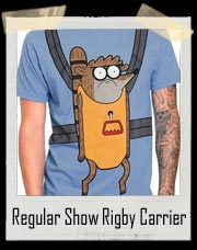 Regular Show Rigby Carrier T-Shirt
